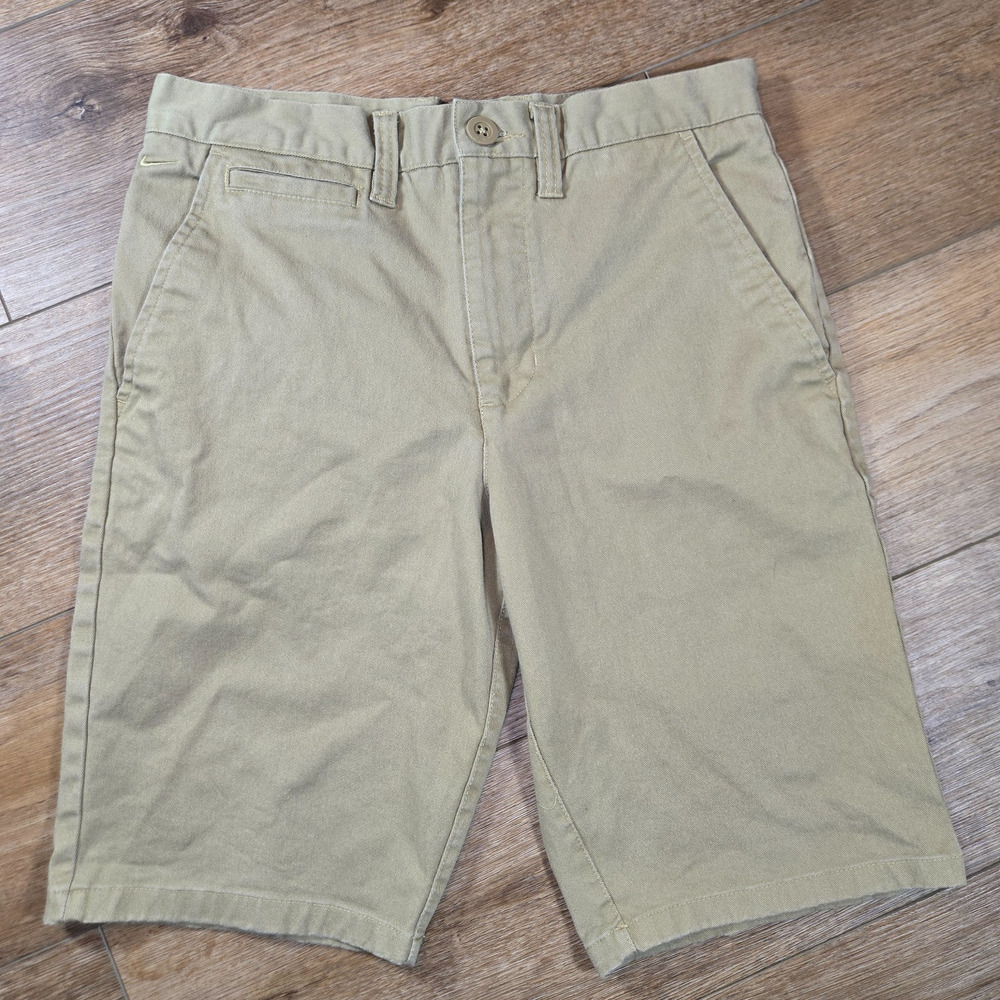 Nike Hawthorne Shorts Mens 28 Beige Chino Golf Outdoor Casual Summer Stretch